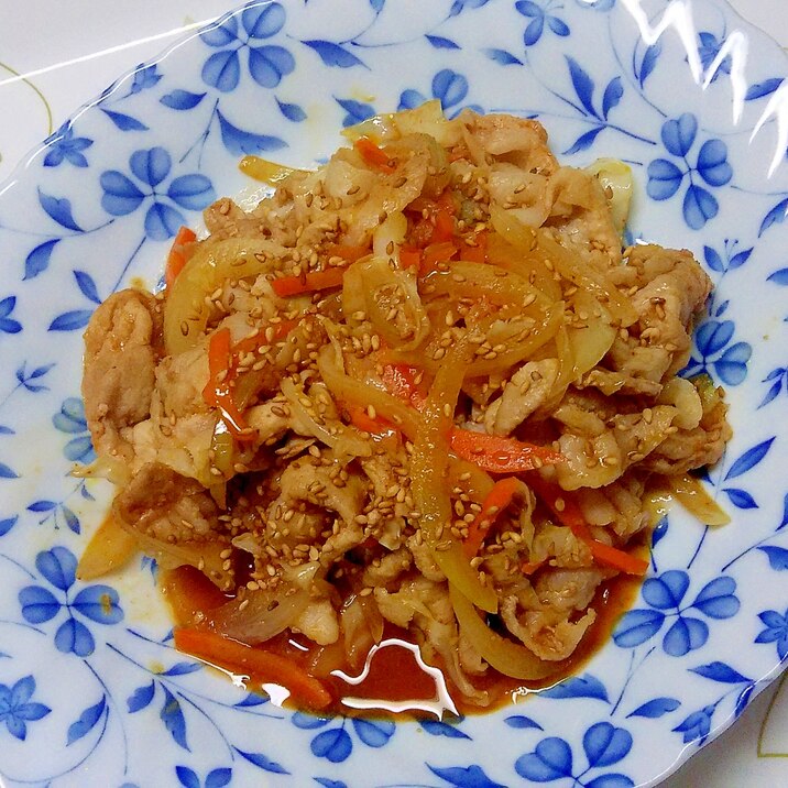豚と野菜の韓国風炒め＋＋